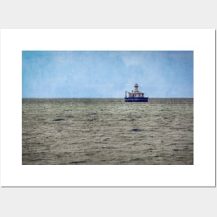 Lake Huron Fourteen Foot Shoal Lighthouse Posters and Art